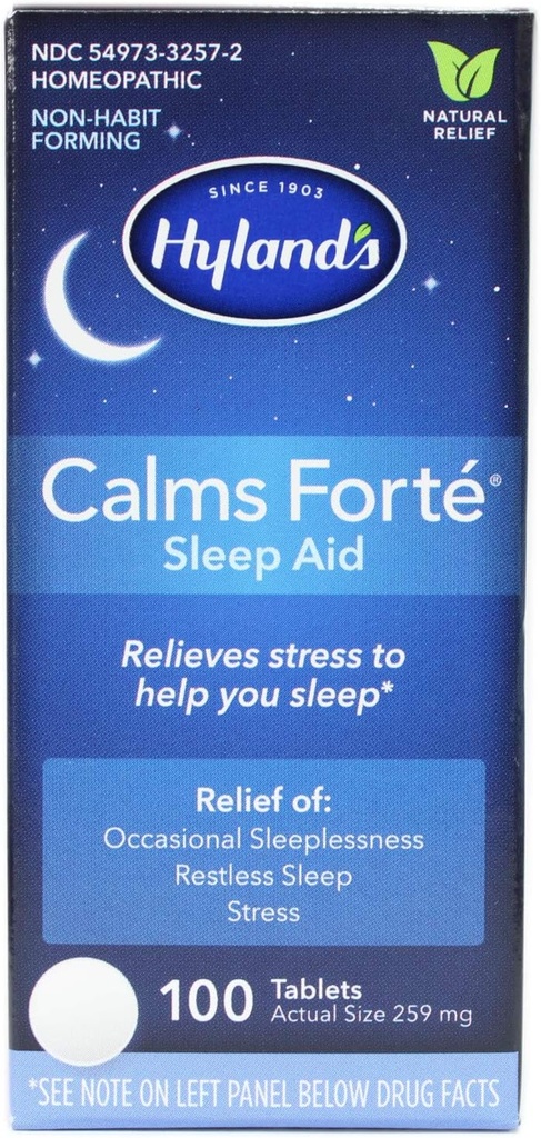 Hyland 's Calms Forte 100 Tabs (pakke med 2)