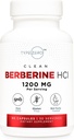 Type Zero Berberine HCL 1200mg 60 kapsler - ren, ikke-GMO, Gluten Free Supplement