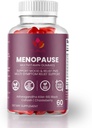 Menopause Gummies med Black Cohosh & Ashwagandha KSM- 66 - Økologisk supplement til kvinders wellness - 60 Greve