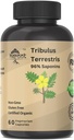 Tribulus Terrestris Supplement for mænd og kvinder Supplement Booster for energi, vitalitet, Stamina & ydeevne (pakke med 20 kapsler)