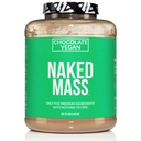 NAKED Vegan Mass - Chokolade Vegan Vægt Gainer - 1,280 Kalorier, non-GMO, Soy & Gluten Gratis, Ingen kunstige ingredienser - 8LB Bulk - 11 Serveringer