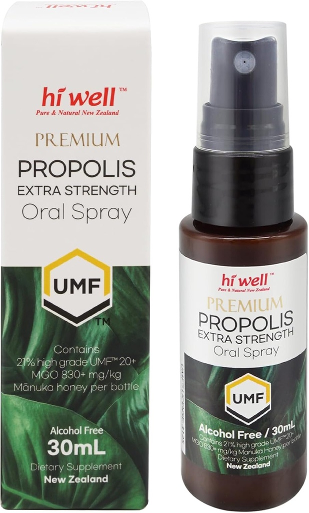 Hej Well Premium Propolis Ekstra Styrke MGO 830 + Oral Spray 30ml