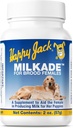 HAPPY JACK Milkade Hundeavl & Sygepleje Supplies, Mælkeproduktion Støtte til hunhunde & sunde Litter, Gravid Prenatal Vitamin med vitamin B1 (2 oz)