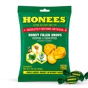 Hones Honey Menthol Hough Drops - 20 -Piece, Single Pack Honey- Filled Lozenges