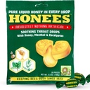 Hones Honey Menthol Hough Drops - 20 -Piece, Single Pack Honey- Filled Lozenges