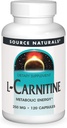 Kilde Naturals L- Carnitin, Metabolisk Energi *, 250 mg - 120 kapsler