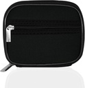 Serfeymi Weekly Travel Pill Organizer Pill sag for Purse med Aftagelig 7 Day Pill Box, Fashionable Travel Medicine Organizer Pill Container for Medicine, Vitamin, Supplement - Black 01