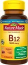 Nature Made Vitamin B12 3000 mcg, Let at tage Sublingual B12 for Energy Metabolisme Support, 40 Sugar Free Fast Opløs tabletter, 40 dages forsyning