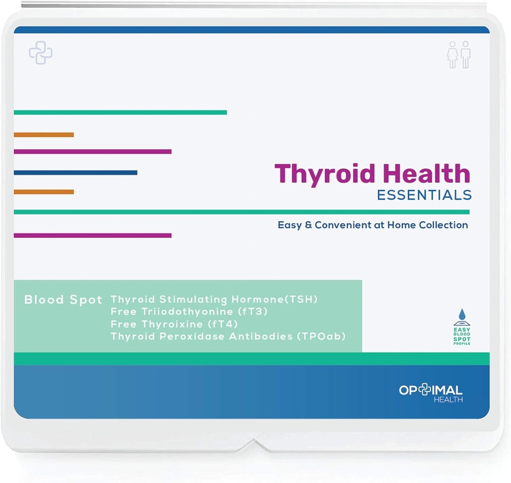 Optimal Thyroid - hjemme Thyroid funktion Test Kit for kvinder og mænd