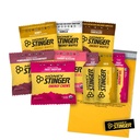 Honning Stinger Training Kit - 9 Greve Plus Sticker og Polybag - Energikilde til enhver aktivitet - 3 Økologiske vafler, 3 pakker af energi Chews & 3 Energy Gels