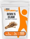 BulkSupplements.com Devil 's Claw Extract Powder - fra Devil' s Claw Root, Herbal Supplement - Vegan & Gluten Free, 1g per Serving, 1kg (2,2 lbs) (Pack of 1)