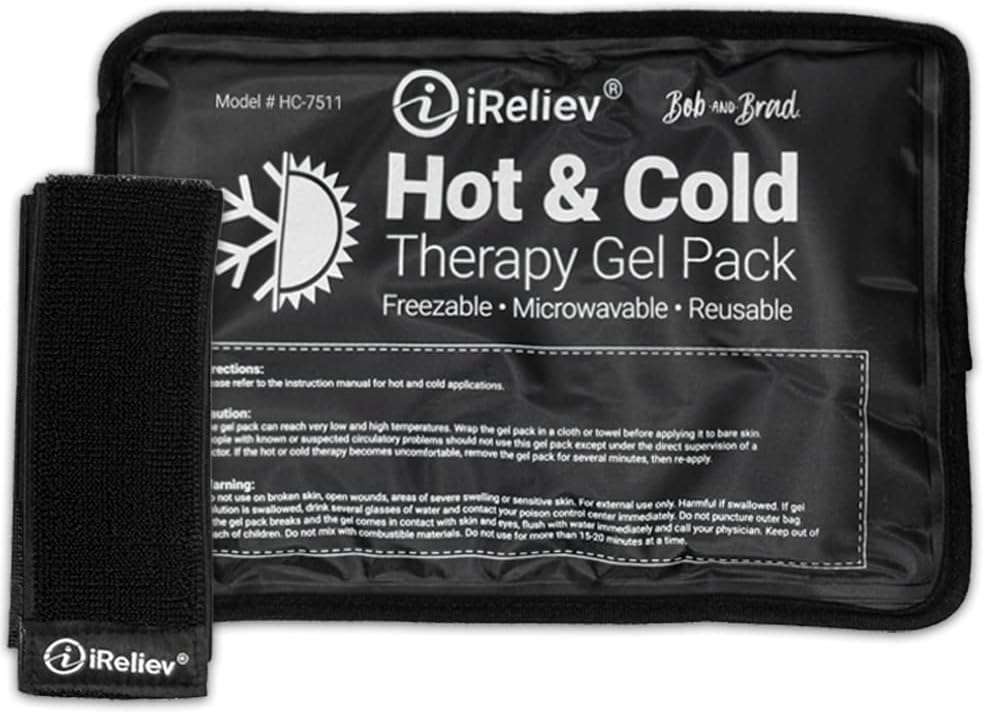 Ice Pack til Hot & Cold Therapy Gel Pack - Hot & Cold Relief, Genanvendelig, Freezable & Microwaveable, Smerte & Muskelømhed, Arm, Ben, Knee, Skulder, Ryg Smerte Relief, Kompression Pack & Rem