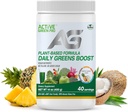 Daily Green Boost - Green Powder - 14 forskellige grønne superfødevarer i hver servering - fuld af essentielle antioxidanter, fibre, vitaminer og mineraler - Everyday Health og Detox
