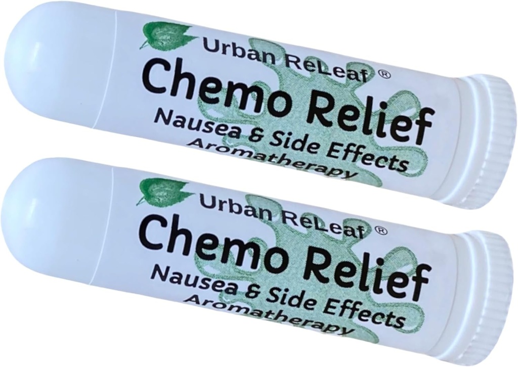 Urban ReLeaf sæt af 2 Chemo Relief & bivirkninger Aromaterapi Inhalere! 100% Natural Essential Oils, Made Fresh in USA