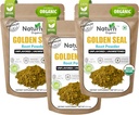 Naturefi Organic Goldenseal Root Powder - 10.5 oz, 300 Servere * USDA Organic Measures 124; Lab Testet * Pure Natural Goldenseal Root Powder supplement