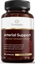 Sunergetic Premium Natokinase Supplement til Arterial Support - Natokinase 2000 FU (NSK- SD) Pycnogenol, Pomegranate & Beets - 100 mg Natokinase til Arterial Health, Heart & Blood Vessels- 30 Kapsler
