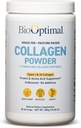 BioOptimal kollagen peptider pulver - Grass- Fed, Pasture- Raised Hydrolyzed Protein Supplement for hud, hår, & negle - Non-GMO, Zero Sugar Daily Supplement for mænd og kvinder (30 Servere)