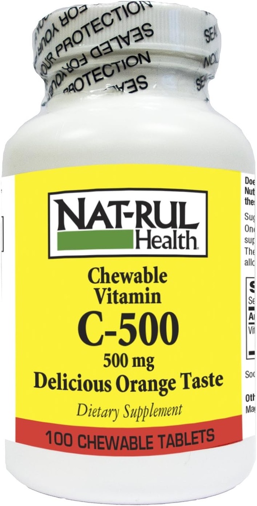 Vitamin C CHEWTABS 500MG N-R Size: 100