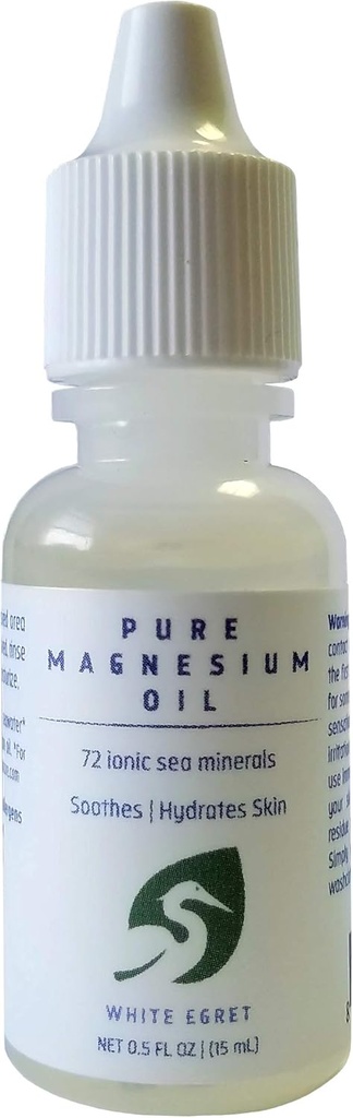 Hvid Egret Pure Magnesium Oil, 0,5 oz