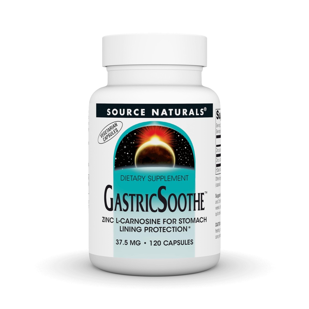 Kilde Naturals GastricSoothe Zink L- Carnosine * - 120 Veggie Caps