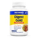 Enzymedica Digest Gold + Probiotika, 2- in-1 Formel for Gut Health, fordøjelsesenzymer & 1 Millioner aktive probiotiske kulturer, 180 Greve (FFP)