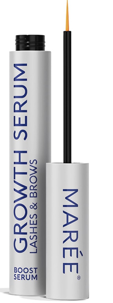 MAREE Eyelash Primer for Eyelash Growth - Advanced Eyelash Primer to Grow Lass & Brows - Hyaluronsyre, Biotin, Peptider & Vitaminer for Thicker, Længere Eyelash og Øjenbryn - Suero de Pestañas