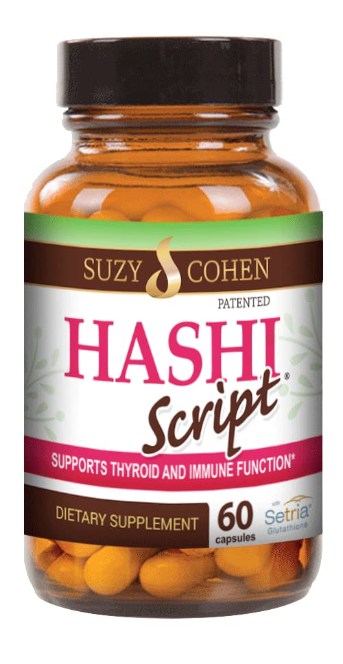 Script Essentials HashiScript Thyroid og immunsupportformel med Catalase og Glutathione - af Suzy Cohen