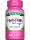 Nature's Truth Fenugreek Seed Capsules for Women | 100 Count | Non-GMO and Gluten Free Supplement
