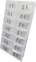 To gange om dagen Pill Organizer, Ugentlig dag og nat Pill Container, Dag og nat medicin eller Vitamin til morgen eller nat PM Separation (3)