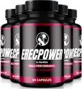 (5 Pack) ERCPower for mænd, officielle ERCPower piller, Natural Mandlige tillæg til brændstof energi og støtte Samlet sundhed, ERCPower for Performance, anmeldelse (300 kapsler)