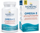 Nordiske Naturals Omega-3 Phospholipider, Unflavored - 60 Soft Gels - 500 mg Omega-3 & 350 mg Phospholipider - Heart & Brain Health - Small, Easy- to- Swallow Soft Gels - Non-GMO - 30 Servering