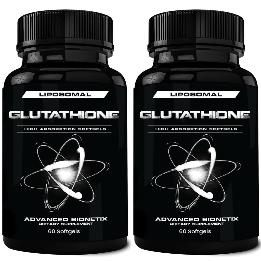 850mg Liposomal Glutathion Supplement: 124; 120 Total Liposomal Softgels: 124; Antioxidant Supplement: w / Gluta- IV ™, 100X Absorption Over Powder Glutathion