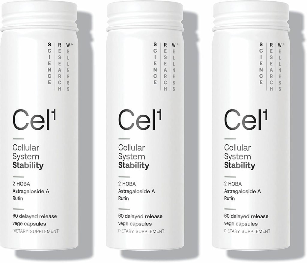 SRW Laboratories Cel Note Stabilitet Note 124; Stem Cell Supplement med 2-HOBA - Understøtter stress forsvar, DNA struktur & Youthly Cell Function