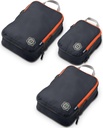 Kompression Packing Cubes sæt til rejser - Letvægts, Holdbar Tøj Organizer til Carry- On Bagage og Kufferter af TRIPED Travel Gear