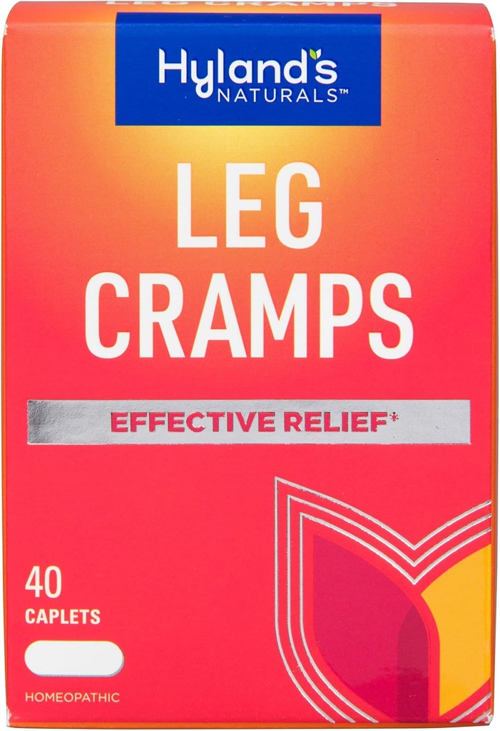 Hyland 's Leg Cramp Caplets, Natural Relief of Calf, Leg and Foot Cramp, 40 Count Caplet