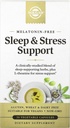 Solgar Sleep & Stress Support, Vegetabilske kapsler, Melatonin fri, Hjælper slappe af, rolig dig, Falde søvn Hurtigt, Forbedre søvnkvalitet med Valerian, Passionflower, Humle, Non- GMO, 15 Serveringer, 30 Greve