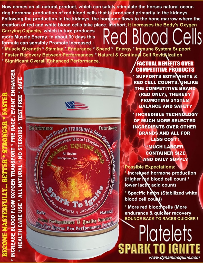 Spark til at antænde... blod iltning Natural Fire Power Pro Performance Enhancer. Naturligvis Stimulerer EPO Hormone til at øge ydeevne.