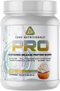 Core Nutritionals Pro Sustained Release Whey Protein Blend Budd124; med fordøjelsesfremmende enzymer Budding- 124; 25g Protein, 2g Carbs Budding- 124; Ingen Fillers Budding- 124; 2 Pund (Frosted Vanilla Cupcake)