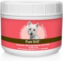 Herbsmith Pure Krill - Wild-fanget antarktisk krill - Bare 1 ingredient - Astaxanthin til hunde - Ready- to- Brug Omega 3 'er - Alternativ til krill olie til hunde - 400g