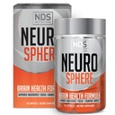 NDS Nutrition Neuro Sphere - Brain Health Formel - Nootrop, øge fokus og energi, øge koncentrationen, antioxidant og immunforsvar - 90 kapsler