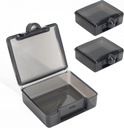 Sukuos Lille Pill Box 3 stk, Cute Travel Pill Case Portable til Pocket Purse, BPA Gratis Mini Pill Organizer til piller Vitamin Fish Oil Kosttilskud, Fugtsikker Medicin Case, Let at rengøre