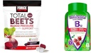 Kraftfaktor Total Beets Blodtrykssupport med Grapeed Extract & Viafusion Extra Strength B12 for Energy, Kirsebærsmag Gumier