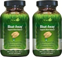 Irwin Naturals Bloat- Away - 60 Liquid Soft- Gels, Pack of 2 - Vand Balance Support - Replenish Electrolytes & Essential Minerals - 40 Total Servering