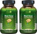 Irwin Naturals Bloat- Away - 60 Liquid Soft- Gels, Pack of 2 - Vand Balance Support - Replenish Electrolytes & Essential Minerals - 40 Total Servering