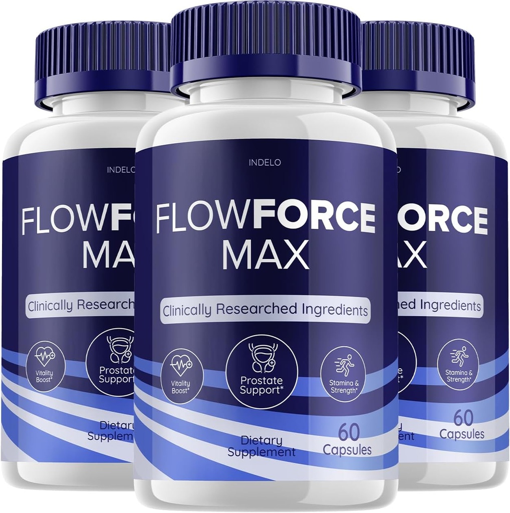 (3 Pack) FlowForce Max Supplement Advanced Energy, Supplement for mænd, FlowForce Max Kosttilskud Flowforce Max for mænd Health Supplement, FlowForce Max Anmeldelser (180 kapsler)