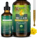 Mullein Drops - Lung Cleanse - Leaf ekstrakt - Kraftfuld Mullein til immunforsvar, Detox & Respiratory Support - Urtetilskud - 2 Oz- 6