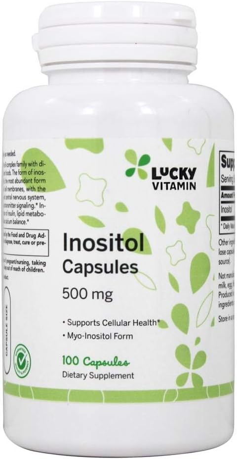 LuckyVitamin - Inositol Cellular Health 500 mg. - 100 kapsler
