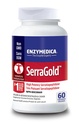 Enzymedica, SerraGold, højpotens Serrapeptase Enzyme supplement, understøtter luftveje, hjerte & immunfunktion, 60 Greve