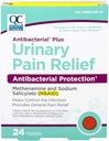 Kvalitetsvalg Urinary Pain Relief Antibakteriel Plus, Urinary Tract Protection, Hjælper kontrol symptomer på (UTI) indtil du kan se en læge. 24 tabletter