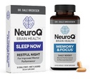 LifeSeasons NeuroQ Memory & Focus med SleepNow Strips - 24 / 7 Brain Health Support - Forbedre kognitiv søvn funktion - 30 dages levering